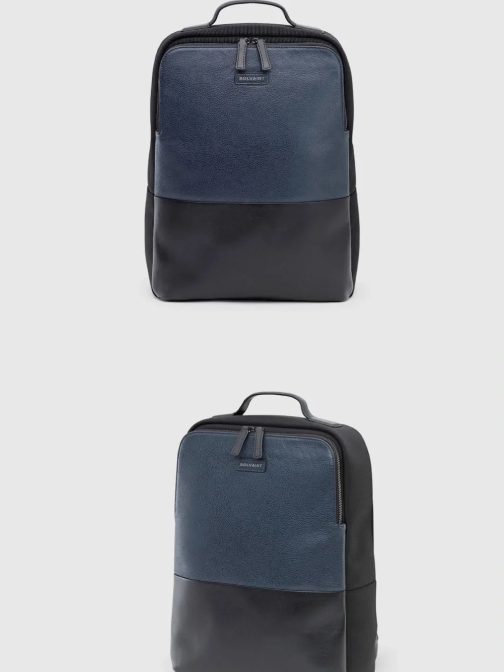 Minimalist Men's Backpack in Graphite Blue/Black
